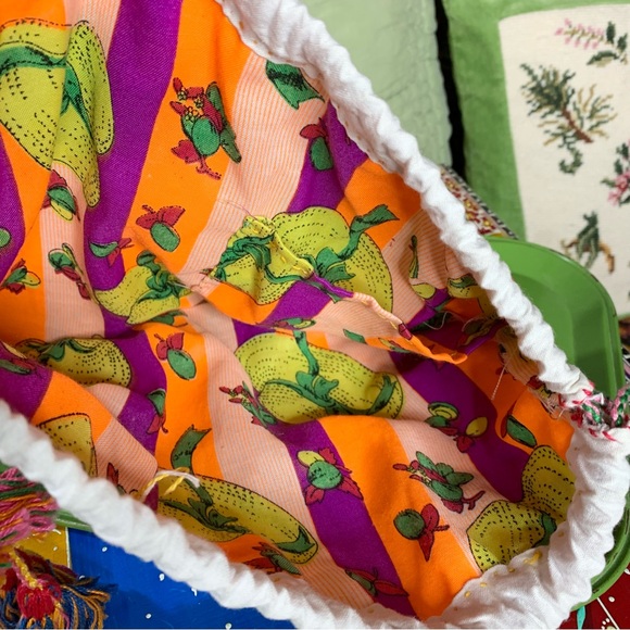 Embroidered Drawstring Bag - Picture 7 of 7